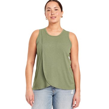 Old Navy Maternity Ribbed Nursing Sleeveless Tulip Tank