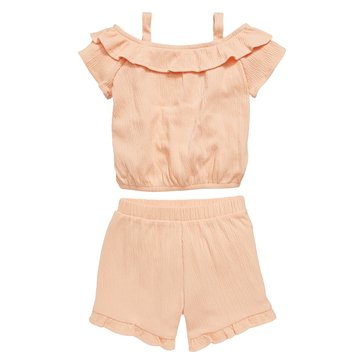 Old Navy Toddler Girls' Off the Shoulder 2-Piece Short Set