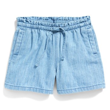 Old Navy Toddler Girls' Chambray Pull On Shorts