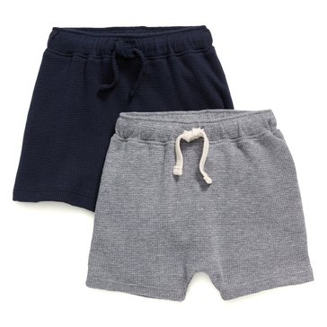Old Navy Baby Boys' Heathered Shorts 2-Pack