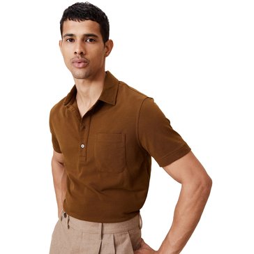 Banana Republic Men's Short Sleeve Lux Pique Polo