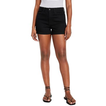 Old Navy Women's WOW High Rise 3 Black Clean Shorts