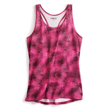 3 Paces Women's Stephanie Printed Flowy Racerback Tank