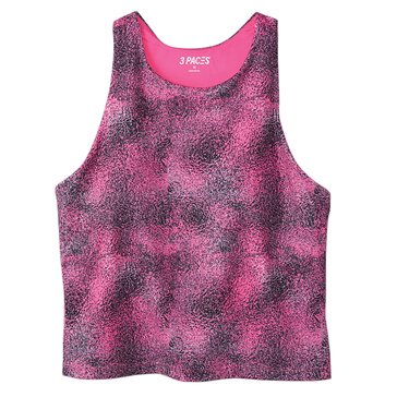 3 Paces Women's Emma Printed Racer Back Tight Tank 