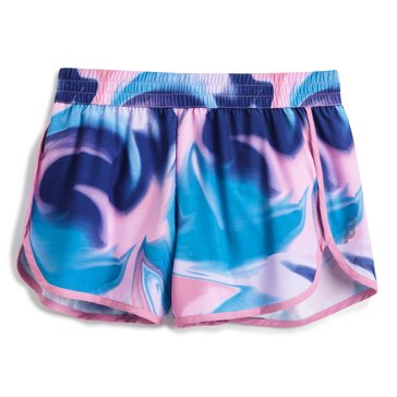 3 Paces Women's Mia Printed Woven Dolphin Shorts 