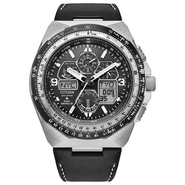 Citizen Men's Promaster Skyhawk AT Leather Strap Eco-Drive Watch