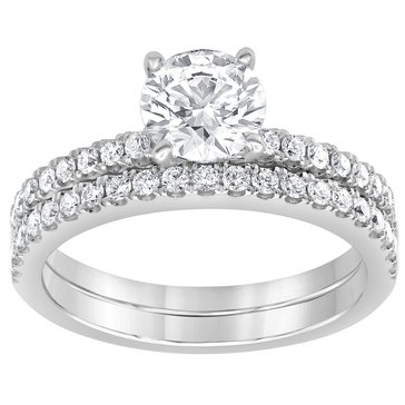 Evolv. 1 1/2 cttw Lab Grown Diamond Bridal Set