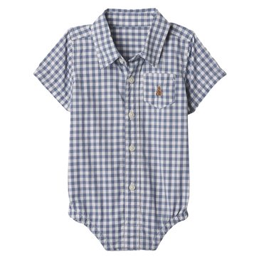 Gap Baby Boys' Short Sleeve Woven Bodysuit