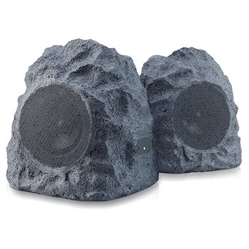 iHome Rechargeable Bluetooth Outdoor Rock Speakers with TWS Linking