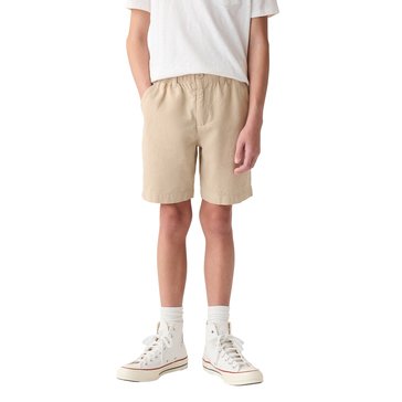 Gap Big Boys' Linen Elastic Waist Shorts