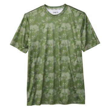 3 Paces Men's Nick Short Sleeve Printed Tee 