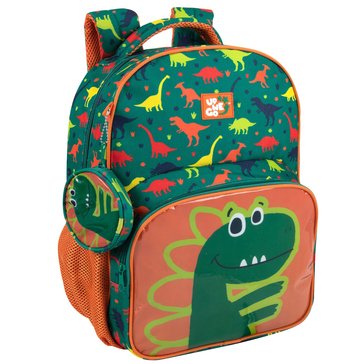AD Sutton Boys Dino Backpack with Coin Pouch