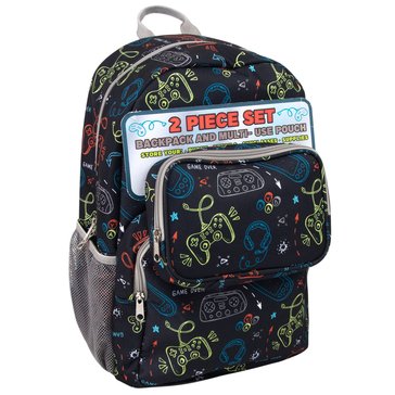 A.D. Sutton Gamer Backpack with Pouch