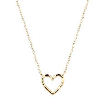 Aurelie Gi Jane Open Heart Necklace