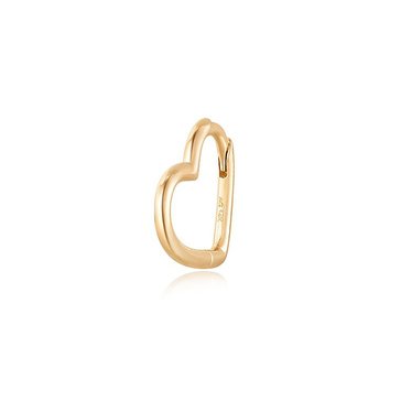 Aurelie Gi Juliette Heart-Shaped Single Hoop Earring