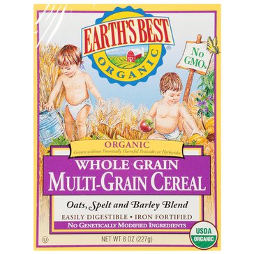 Earth's Best Organic Whole Grain Multi-Grain Baby Cereal