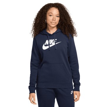 Nike Women's Sportswear Club Fleece Graphic Pullover Hoodie 