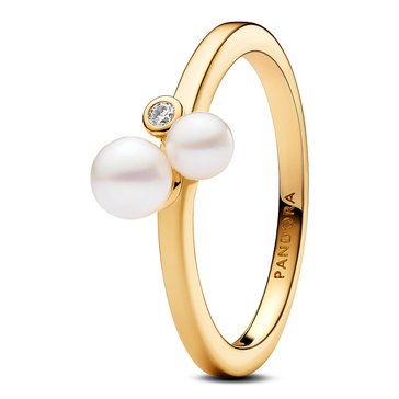 Pandora Treated Freshwater Cultured Pearls Ring