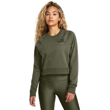 Under Armour Women's Freedom Fleece Crop Crew 