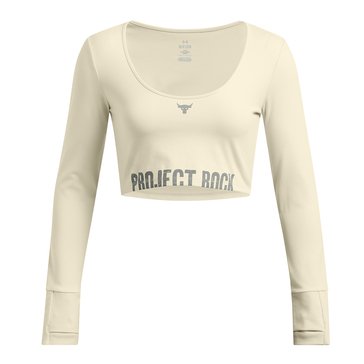 Under Armour Women's Project Rock Lets Go Long Sleeve Workout Top