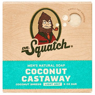 Dr. Squatch Coconut Castaway Bar Soap