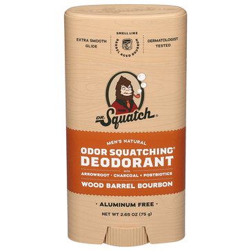 Dr. Squatch Wood Barrel Bourbon Deodorant