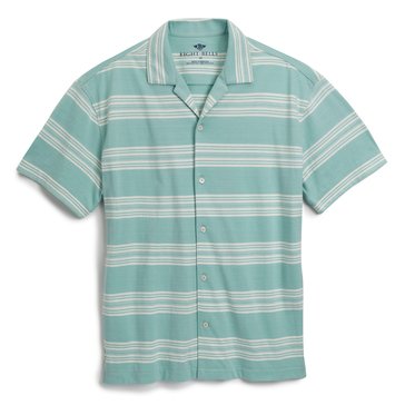 Eight Bells Men's Short Sleeve Front Button Camp Shirt  