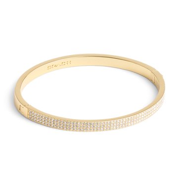 Coach Pave Hinged Bangle Bracelet