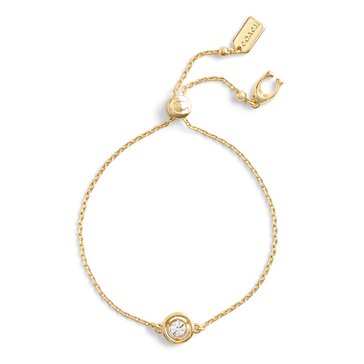 Coach Halo Round Slider Bracelet