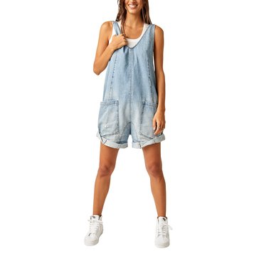 Free People Women's High Roller Shortalls