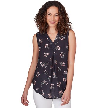 Emaline Women's Ditsy Bouquet Blouse Petite