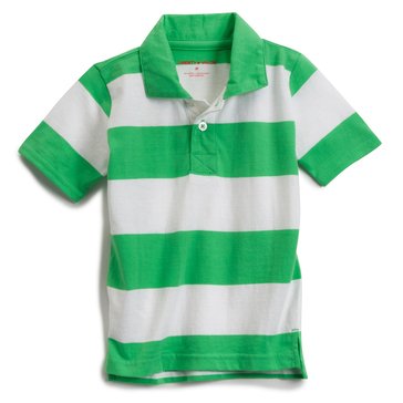 Liberty & Valor Toddler Boys Short Sleeve Stripe Polo