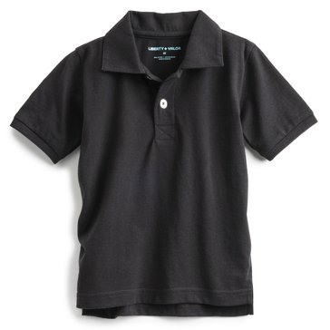 Liberty & Valor Little Boys Short Sleeve Solid Polo