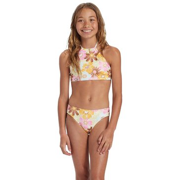 Billabong Big Girls' Flower Power 2-Piece Swimsuit