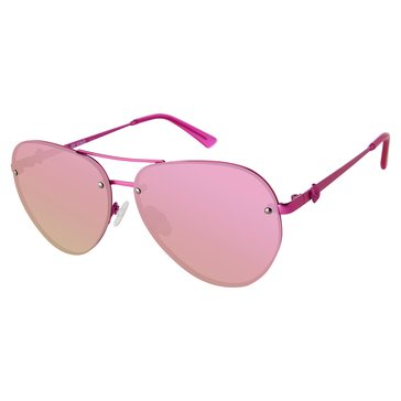 Kurt Geiger Shoreditch Aviator Fl Rimless Sunglasses