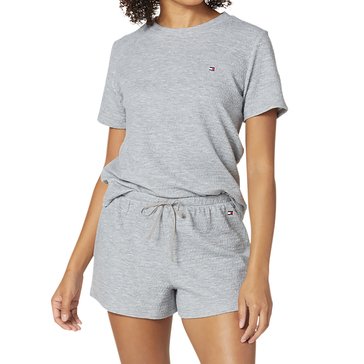 Tommy Hilfiger Women's Waffle Pajama Shortie Set