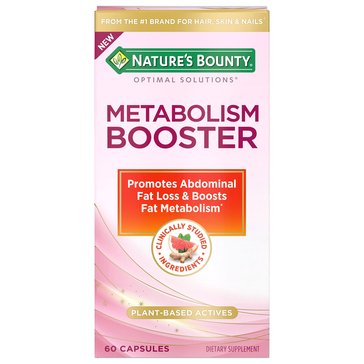 Nature's Bounty Metabolism Booster Capsules, 30-Servings