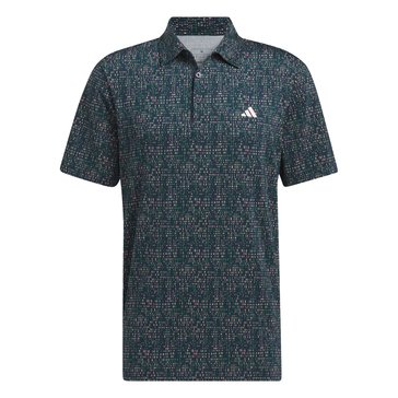 Adidas Golf Men's Ultimate 365 Power Grid Print Polo Shirt 