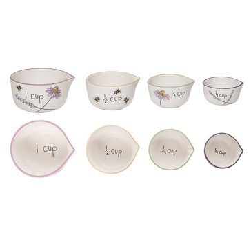 Transpac Dol Lavender and Lilac Measuring Cups, Set of 4