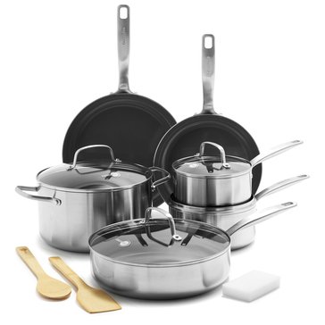 GreenPan Chatham Stainless Steel 13-Piece Cookware Set