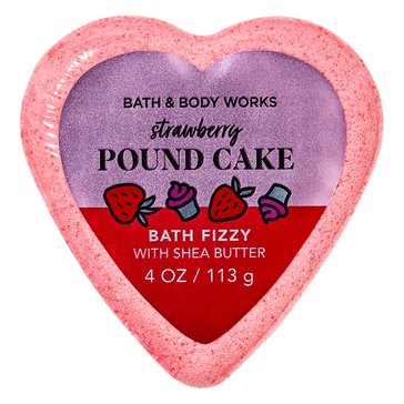 Bath & Body Works Valentines Strawberry Pound Cake Bath Fizzy