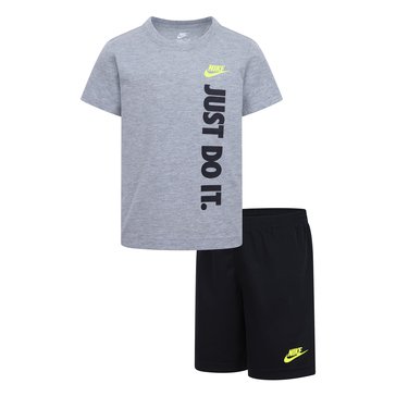 Nike Little Boys Tee And Shorts Sets