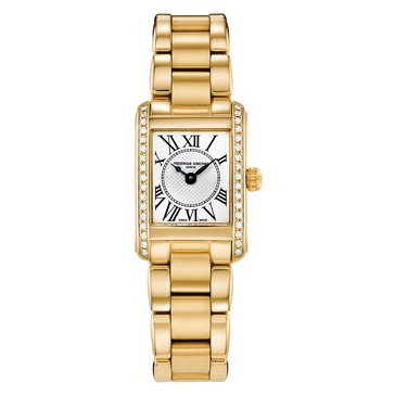 Frederique Constant Women's Quartz Crystal Carree Bracelet Watch