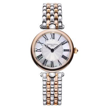 Frederique Constant Women's Quartz Art Deco Round Bracelet Watch