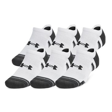 Under Armour Unisex Performance Tech No Show Socks, 6-Pack