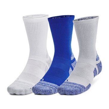 Under Armour Men's Performance Tech Pro Crew Socks, 3-Pack