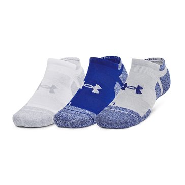 Under Armour Men's Performance Tech Pro No Show Socks, 3-Pack