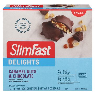 Slimfast Delights Snack Clusters, 10-Pack