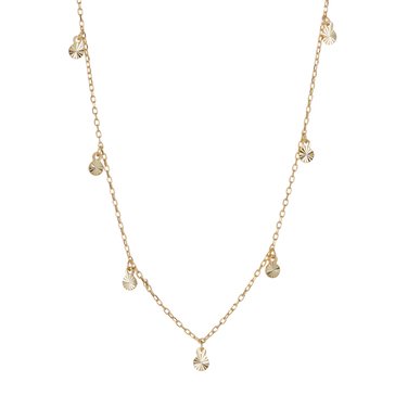 Argento Vivo Diamond Cut Shaky Necklace