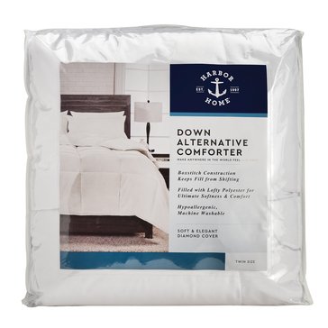 Harbor Home Microfiber Down Alternative Diamond Comforter